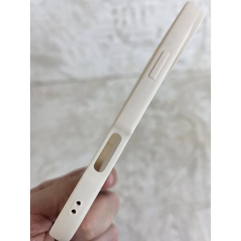 Cream Pink Bow Heart Camera Cutout iPhone‎ Case Coquette Balletcore Ribbed Shell